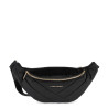 Lancaster – Sac banane en velours Velvet Matelasse